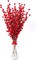 Set of 12: Red Waterproof Holly Berry Stems with 35 Lifelike Berries | 18-Inch | Festive Holiday Decor | Trees, Wreaths, & Garlands | Christmas Picks | Home & Office Decor